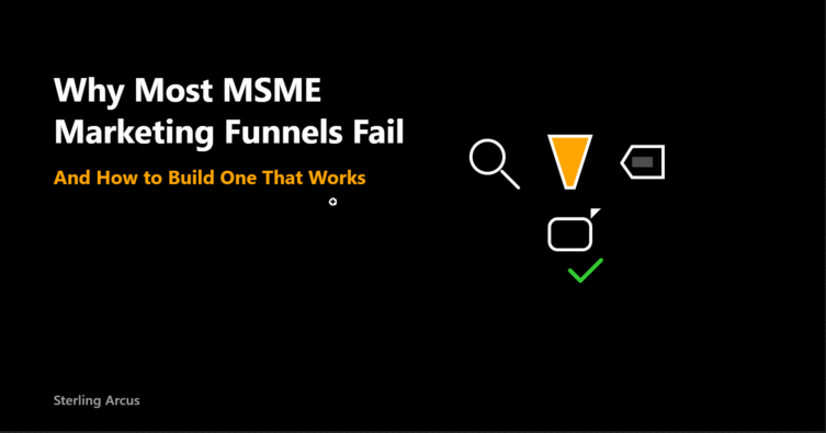 "Feature image illustrating the challenges and solutions for MSME marketing funnels."